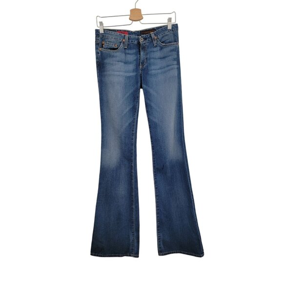 Ag Adriano Goldschmied Denim - Adriano Goldschmied AG ANGEL Low Rise Bootcut Blue Denim Jeans Women's Sz 27 R